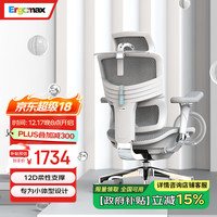 Ergomax Orion2高迈思电脑椅人体工学椅家用办公椅转椅舒适靠椅电竞椅 雅典灰（标准版）