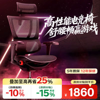 Ergonor 保友优雄鹰i9游戏电竞椅 人体工学椅久坐舒适办公椅 武士黑