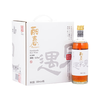 塔牌 绍兴特产黄酒 遇见丽春六年手工特型黄酒 12度半甜型糯米花雕酒 500mL 6瓶 整箱装