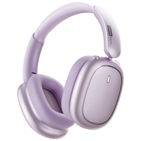 联想 头戴式无线蓝牙耳机音乐降噪运动电竞游戏电脑耳麦2025长续航适用华为小米紫色 LS102紫色