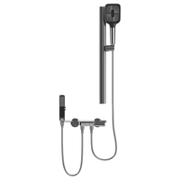 东鹏（DONGPENG）家用浴室奶白简易花洒套装小户型极简花洒无顶喷花洒简装淋浴器 【Mini分体式花洒】三功能枪灰色-363H