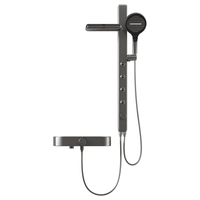 东鹏（DONGPENG）家用浴室奶白简易花洒套装小户型极简花洒无顶喷花洒简装淋浴器 【SPA按摩】四功能枪灰色-216H