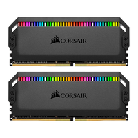 USCORSAIR 美商海盗船 统治者系列 DDR4 3200MHz RGB 台式机内存 灯条 黑色 16GB 8GB*2 CMT16GX4M2C3200C16