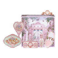 Flower Knows 花知晓 仲夏夜系列弄月礼盒 (成膜唇蜜#G01爱丽丝 5ml+独角兽腮红#01雪霜珍珠 5g+眉粉#01拿铁棕 4g+浮雕五色眼影盘#03精灵颂歌 6.5g)