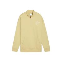 彪马PUMA 加绒保暖宽松半拉链运动卫衣女子新款秋冬休闲上衣 692927