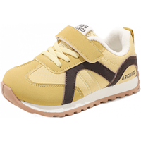 ABC KIDS童鞋儿童软底保暖鞋2025冬季女童加绒运动鞋男童二棉鞋 黄色 33 内长约21.35cm