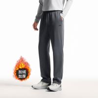 保暖服饰：安踏 加绒加厚 男士运动针织长裤 952617304