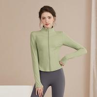 佑游 瑜伽服女立领春秋跑步健身服上衣紧身长袖保暖训练服运动外套