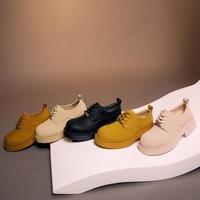 星期六 ST&SAT 厚底大头复古户外休闲工装鞋深口系带单鞋女