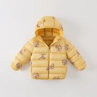 戴维贝拉 女童羽绒服冬装轻薄羽绒外套男童宝宝上衣