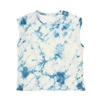 ZARA 儿童100%亚麻舒适透气时尚复古连肩短袖T恤衫