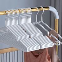 山明 浸塑衣架无痕防滑加粗耐用家用挂衣架 30支