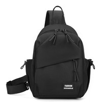 纪梵保罗 2025新款男士休闲百搭斜挎包胸包随身便携单肩包户外旅游小背包