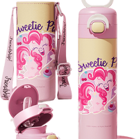 小马宝莉 儿童保温杯316食品级直饮吸管水杯女孩小上学壶