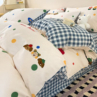 兰芮 100%纯棉印花全棉四件套  200*230cm