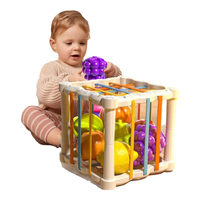 北国e家幼婴儿早教宝宝玩具0一1岁哄娃2周岁塞塞乐消耗体力益智3 彩虹塞塞乐【送6水果+转转乐】