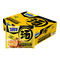 今麦郎方便面 一袋半汤面海鲜豚骨香辣酸辣袋装泡面早餐夜宵速食食品 【整箱24袋】酸辣豚骨汤面