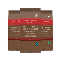 Waitrose 意式拼配 中深烘精品阿拉比卡咖啡豆227g*3袋 【3袋】阿拉比卡咖啡豆227g
