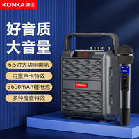 康佳 KW59无线蓝牙音箱户外大音量广场舞音响小型家用收音手提便携式地摊摆摊喇叭收款语音播报 标准版