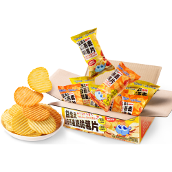 小鹿蓝蓝 益生元山药燕麦脆脆薯片宝宝零食山药脆脆薯片/混合口味/207g 山药燕麦薯片
