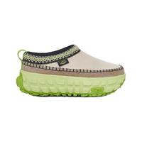 UGG 男女厚底一脚蹬懒人鞋 1155650 陶土褐白色/毛毛虫绿色 36