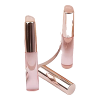 DI-YAMAN硅胶唇刷口红刷遮瑕刷唇泥膏刷圆头晕染刷迷你化妆刷多功能带盖 硅胶唇刷