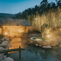 森林温泉！宁海安岚临湖居/踏云居1-2晚含早及极乐汤温泉套餐