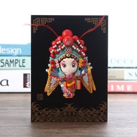 张家大院 中国风特色礼品 京剧脸谱摆件挂件 板卡面板