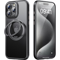 PISEN/品胜 磁吸无线充电 手机壳 支架 暗夜黑 PC+TPU