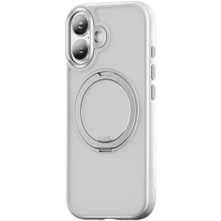  PISEN/品胜 防摔 手机壳 磁吸Magsafe无线充电 360°旋转支架  古董白 PC+TPU