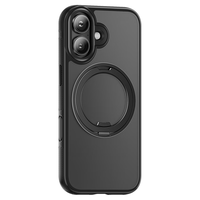 PISEN/品胜 360°旋转支架 iPhone17手机壳 360°旋转支架 Magsafe磁吸 气囊防摔 暗夜黑 PC+TPU