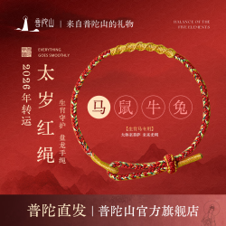 普陀山 盘龙红绳化太岁红绳 1条