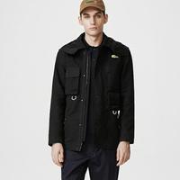 LACOSTE 男士工装风连帽夹克