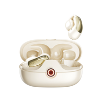 移动端、京东百亿补贴：联想 无线蓝牙耳机耳夹式不入耳G型骨传导概念跑步运动通话降噪长续航适用苹果华为LES-108米色 LES108米