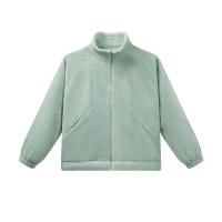 保暖服饰：安踏 儿童加绒保暖宽松立领外套