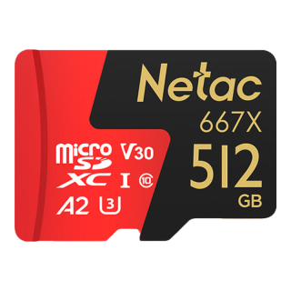 朗科 P500 超至尊 PRO Micro-SD存储卡 512GB（V30、U3、A2）
