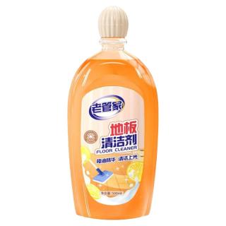 老管家 地板清洁剂实木地板瓷砖净厕所除菌家用地面清洗液拖地神器500ml 1瓶装