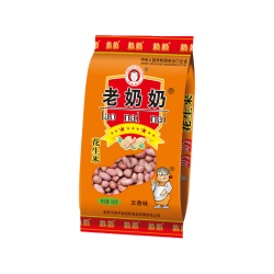 老奶奶 花生米休闲零食带皮五香味100g*5袋 2026/7