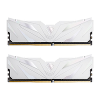 Netac 朗科 越影II 32G 16Gx2 DDR4 3200MHz 台式机内存 马甲条 白色