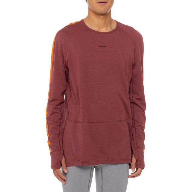 icebreaker 200 ZoneKnit 男士长袖圆领美利奴羊毛打底衫