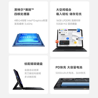 Lenovo/联想 S120A 2K全面屏 二合一触控笔记本平板电脑  WiFi版 512GB 16GB