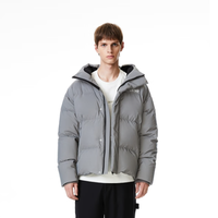 杰克琼斯 冬季立领极寒羽绒服C41浅灰色