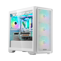 鑫谷（segotep）魔方300机箱玻璃侧透MATX网孔台式机主机360水冷台式电脑机箱 魔方300