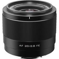唯卓仕（VILTROX）AF 20mm F2.8 FE索尼口 UV套装 全画幅自动对焦超广角定焦镜头