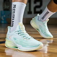 特步 游云7代-SE篮球鞋  877319120031泡沫绿