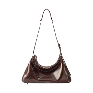 Amazing Song 乙颂陈都灵同款女包甜甜圈HOBO大号包牛皮单肩斜挎包