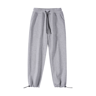 JEANSWEST CLUB裤子男卫裤韩版潮流休闲裤运动裤春秋束脚宽松百搭显瘦 麻灰 L 