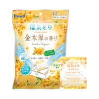 白元(HAKUGEN)桂花香除湿袋衣物防潮防螨衣柜干燥剂 抽屉用12片