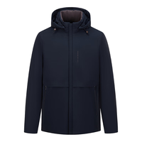 雅鹿鹅绒服男士25年冬季新款商务休闲可脱卸帽保暖外套