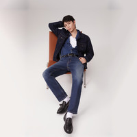 值友专享：Levi's 男士511经典修身美式复古时尚休闲随搭通勤牛仔长裤 蓝色 32 (32)